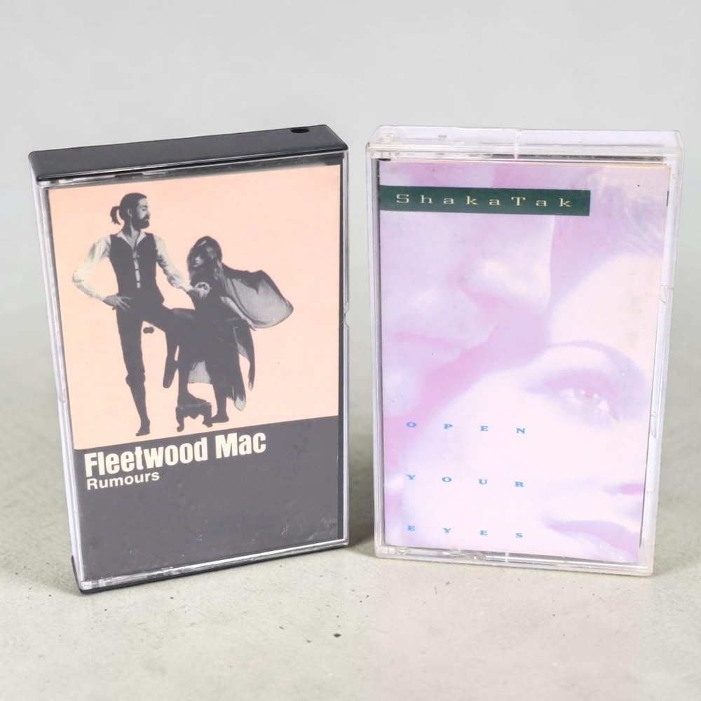 VTG Fleetwood Mac Rumours & Shakatak Open Your Eyes Cassette Tape Lot 1977 1991